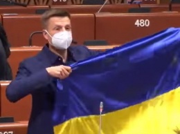 В ПАСЕ решили не наказывать Гончаренко за флаг Украины