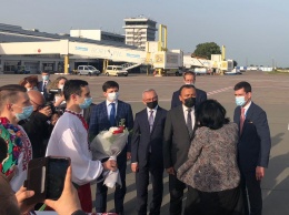 В Украину прилетела президент Грузии. Фото