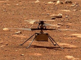 Дрон NASA Ingenuity в целом пролетел над Марсом почти километр