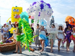 100 тысяч шаров украсили аэрофестиваль, который прошел в Одессе