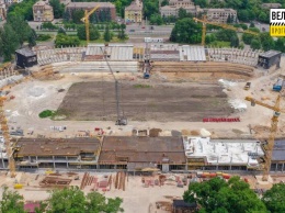 В Кривом Роге восстанавливают стадион «Металлург»: на каком этапе работы