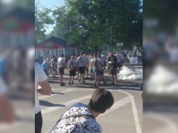 В Херсоне транспортный коллапс из-за протестной акции Нацкорпуса