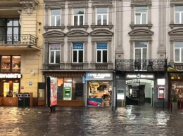 Мощный ливень во Львове сносил деревья и фасады домов (ФОТО, ВИДЕО)