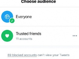 Twitter тестирует новую функцию, которая позволит делиться твитами только с близкими друзьями