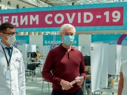 Собянин открыл один из крупнейших прививочных центров в Европе
