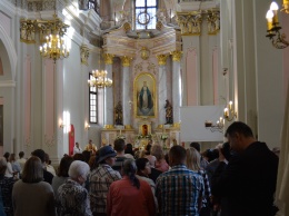 В минский католический собор пришла милиция после исполнения религиозного гимна