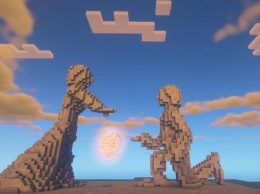 Активистка РДШ создала в игре Minecraft памятник семье
