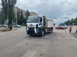 В Кривом Роге самосвал сбил старушку