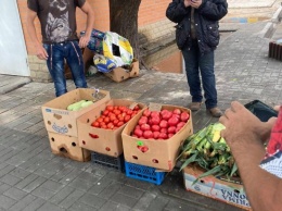 В Мелитополе уличных торговцев ждут штрафы (ФОТО)