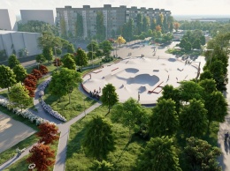 В Днепре за 63 миллиона в сквере Усачева появятся скейт-парк и спортплощадки: как это будет выглядеть