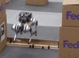 Четвероногий робот научился автономно перепрыгивать препятствия на маршруте