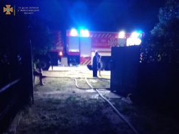 В Кирьяковке огонь уничтожил ВАЗ 2104, мопед, мотоцикл и 2 газонокосилки - и все в одном месте (ФОТО)