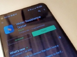 Android-приложение Water Resistance Tester позволяет проверить герметичность корпуса смартфона