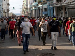 На Кубе прошли крупнейшие за 30 лет антиправительственные протесты