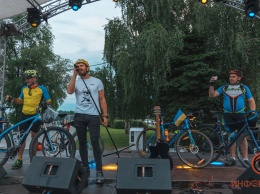 Концертный велотур фронтмена группы «СКАЙ» через Днепр стал рекордным