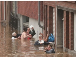 Маас разбушевался. Мощное наводнение обрушилось на Бельгию и Нидерланды