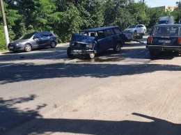 ДТП на выезде из Мелитополя: автомобиль вылетел в кювет (ФОТО)