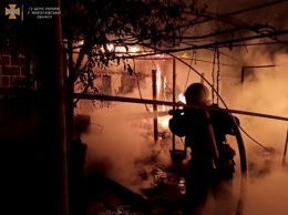 Этой ночью пожарные спасали жилой дом в Баловном под Николаевом