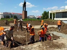 Как продвигается ремонт центральной площади Симферополя, - ФОТО