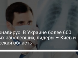 Коронавирус. В Украине более 600 новых заболевших, лидеры - Киев и Одесская область