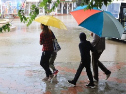 Сегодня в Крыму ожидаются дожди, грозы и град