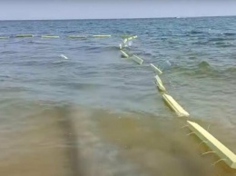 В Кирилловке на базах отдыха устанавливают сетки от медуз - насколько они эффективны, - ВИДЕО