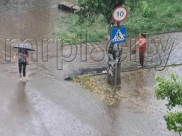 Мариуполь затопило проливным дождем