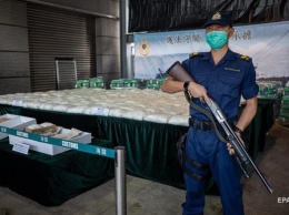 Таможня Гонконга конфисковала три крупные партии наркотиков