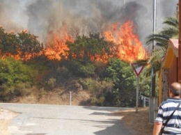 Масштабные пожары начались на Сардинии