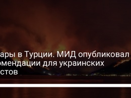 Пожары в Турции. МИД опубликовал рекомендации для украинских туристов