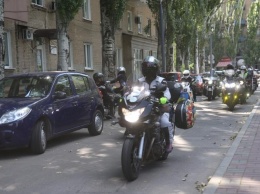 В Мелитополе побывали участники патриотического мотопробега (ФОТО, ВИДЕО)