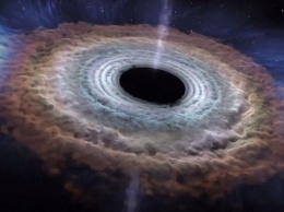 Астрономы выяснили, как «питается» сверхмассивная черная дыра