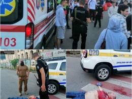 В Киеве пьяный мужчина напал на подростков. Есть пострадавшие