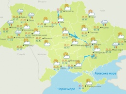 Погодные колебания продолжаются. После прохладных выходных украинцев ждет жаркий понедельник