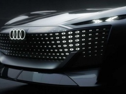 Audi снова представила тизер электрического концепта Skysphere