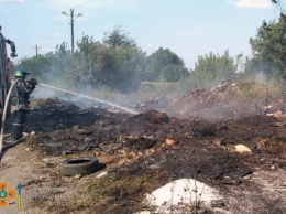 В Кривом Роге возгорание тушили 10 пожарных