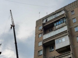 В оккупированной Горловке внутрь дома обрушилась крыша девятиэтажки, - ФОТО