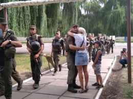 В Павлоград на ротацию вернулись более сотни бойцов батальона особого назначения в/ч 3036 из зоны ООС