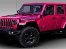 Jeep Wrangler предложат за доплату покрасить в ярко-розовый цвет Tuscadero