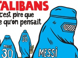 Charlie Hebdo посвятил обложку Месси и талибам