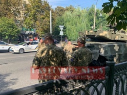 На репетиции парада ко Дню независимости в Киеве поломался танк