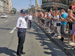 День Независимости: полиция насчитала на мероприятиях в Киеве почти 100 тысяч участников