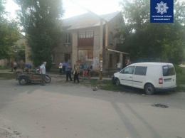 На Луганщине произошло ДТП: травмирован мотоциклист, - ФОТО