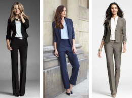 С чем носить женские классические брюки