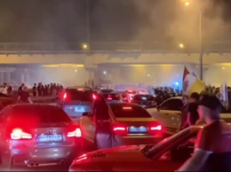 В Одессе утроили массовый дрифт под мостом: один из участников в больнице