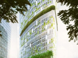 В Китае возведут "зеленый" небоскреб, в котором выращивание растений будет контролировать ИИ