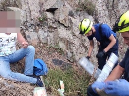 Турист сорвался с 15-метровой высоты на горе Аю-Даг