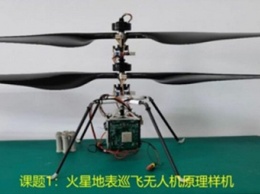 Китай разработал собственный марсианский вертолет