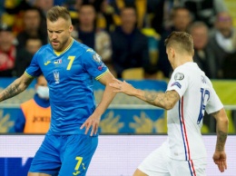 Украина сыграла вничью с Францией в отборе чемпионата мира-2022 по футболу