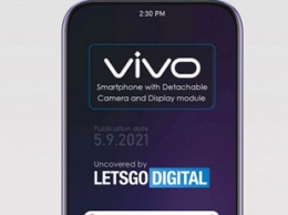 Vivo патентует смартфон со съемным модулем